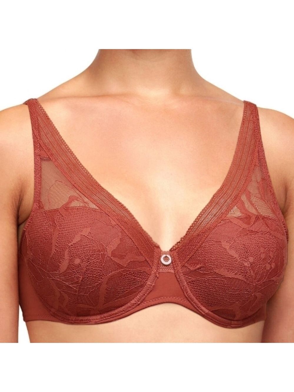 Chantelle True Lace Bra Deep Spacer Ecureuli 32D